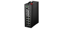 Industrial Layer 2+ Managed PoE Switch 8x10/100/1000M RJ45, 4x1000M SFP R