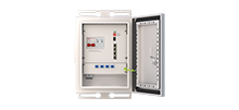 IP55 Outdoor Box, with Unmanaged Industrial Switch 1x1000 Base-X, 4x10/100/1000 Base-T PoE