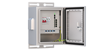 IP55 Outdoor Box, with Managed Industrial Switch 2x1000 Base-X, 8x10/100/1000 Base-T PoE