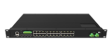 Industrial Rack-mount L3 Managed PoE Switch 24x1G RJ45 PoE+, 4x10G SFP+