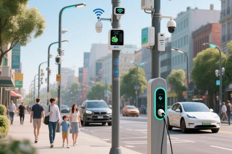 Benefits of Smart Poles for Smart Cities