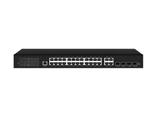 Full Gigabit 4Combo+28GE PoE Switch L2+Managed