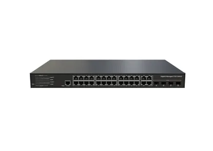L3 Lite Managed Ethernet Switch  24x10/100/1000Base-T, 4xGigabit Combo (RJ45/SFP)