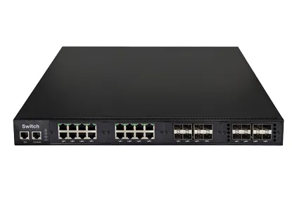 Layer 3 Lite Managed Ethernet Switch 16x10/100/1000M/2.5G/5G/10G RJ45, 16x10G SFP+