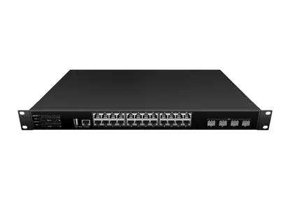 Layer3 Managed Switch 4x10G SFP+24x10/100/1000Base-T, PoE+ 400w