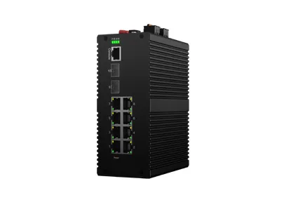 Industrial L2+ Managed Switch 8x10/100/1000 Base-T, 2x1000 Base-X Dual Power Input AC100~240V or DC100~240V Optional