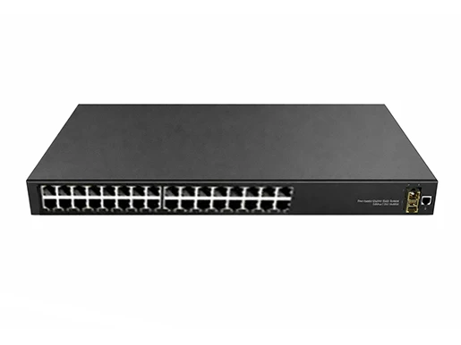 Layer2 Managed PoE Switch 32x10/100/1000Base-T, 4xGigabit SFP