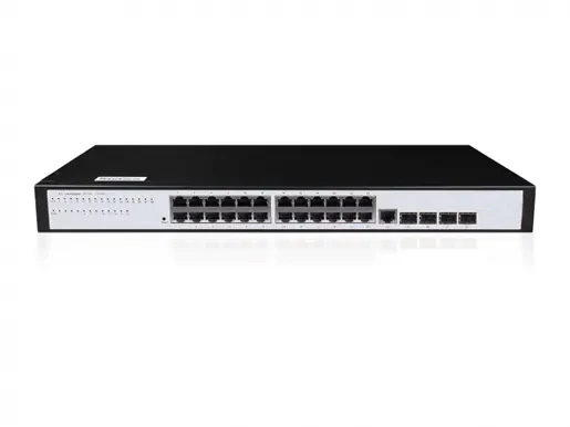 buy managed ethernet switch with 24×ge tx ports 4×100 1000m sfp ports