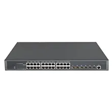 Stackable Managed Switch with 24GE TX ports, 6 x 10GE/GE SFP+ Ports