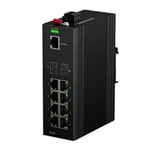 Din-Rail Industrial L3 Lite Managed Switch 8x10/100/1000M RJ45, 2x1000M SFP