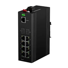 Din-Rail Industrial L3 Lite Managed PoE Switch 8x10/100/1000M RJ45 PoE+, 2x1000M SFP