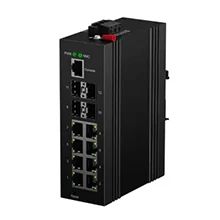 Din-Rail Industrial L3 Lite Managed Switch 8x10/100/1000M RJ45, 4x1000M SFP