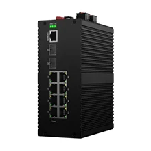 Industrial L2+ Managed Switch 8x10/100/1000 Base-T, 2x1000 Base-X Single Power Input AC100~240V or DC100~240V Optional