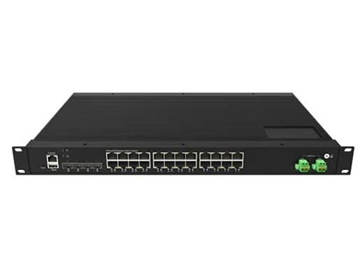 Industrial Rackmount L3 Managed  PoE Switch 24*10/100/1000Base-T + 4*1G/2.5/10GBase-X SFP+