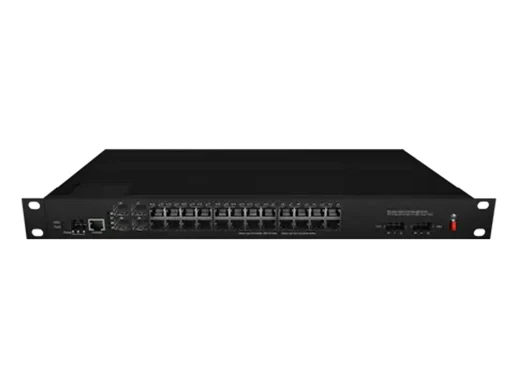 Industrial Rackmount L2 Managed PoE Switch 24x10/100/1000M RJ45, Uplink 4x1G SFP