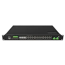 Industrial Rackmount L3 Managed Ethernet Switch 16xGE RJ45, 8xGE Combo, 4x10G SFP+