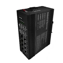 Industrial Ethernet Switch 4x1000Base-X, 8x10/100/1000Base-T (PoE Optional)