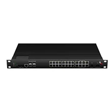 Industrial Rackmount L3 Lite Managed PoE Switch  24x10/100/1000M RJ45 PoE+, Uplink 4x10G SFP+