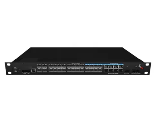 Industrial Rackmount Managed Ethernet Switch 4x10G Base-X, 16x1000 Base-X, 8x1000M Combo (PoE Optional)