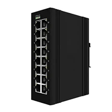 Industrial Unmanaged Ethernet Switch 16x10/100Base-TX