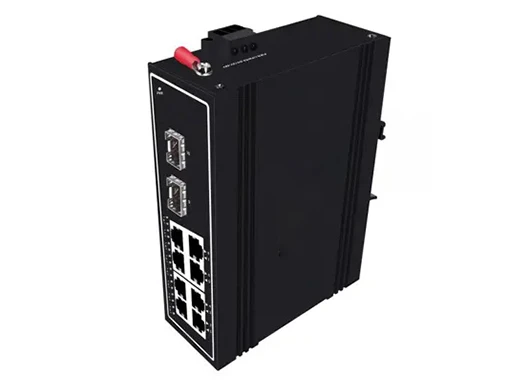 Industrial Unmanaged Switch 2x1000Base-X, 8x10/100/1000Base-T (PoE Optional)