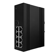 Industrial Unmanaged Switch 8x10/100/1000 Base-T (PoE Optional)