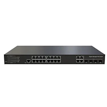 L3 Lite Managed Ethernet PoE Switch 16x10/100/1000Base-T PoE+, 4xGigabit Combo (RJ45/SFP)