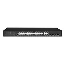Access Switch Layer 3 Lite Managed  24x10/100/1000M RJ45 PoE (Port 1-2 PoE++ BT90w), 4x1000M Combo (RJ45/SFP)