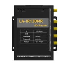 5G Industrial Router 1x1000M ETH WAN/LAN, 1x1000M ETH LAN 2 Micro-SIM slot & 2.4GHz/5.8GHz WIFI SuppLA-