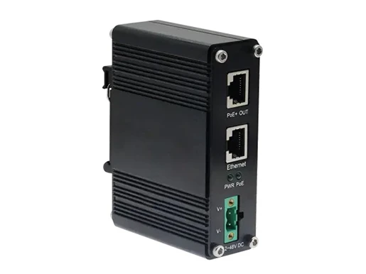 Industrial PoE Injector Single Port 10/100/1000Mbps/2.5/5G 60w