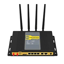 5G Industrial Router 1x1000M ETH WAN, 4x1000M ETH LAN 2 SIM slot & 2.4GHz/5.8GHz WIFI Support
