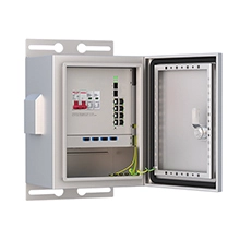 IP55 Outdoor Box, with Managed Industrial Switch 2x1000 Base-X, 8x10/100/1000 Base-T PoE
