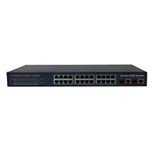 PoE switch 24x10/100M Ethernet PoE Ports, 2xGigabit Combo Ports