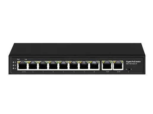 Unmanaged 10 Ports Full Gigabit PoE Switch