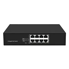 Unmanaged AI PoE Switch 8 Port Gigabit