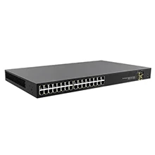 Unmanaged Gigabit 32Port PoE Switch, 32 x 10/100/1000Mbps RJ45 + 4 x Gigabit SFP