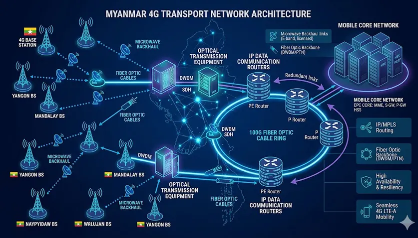Telenor Myanmar New Network Planning - Mobile Bearer Network Planning (Service Layer)